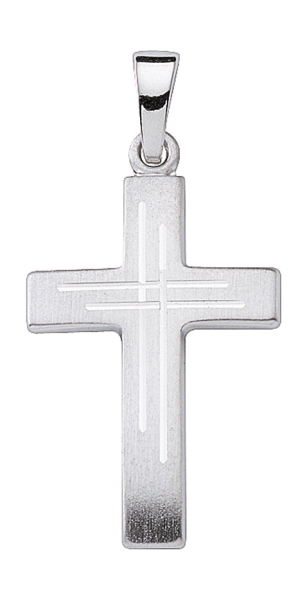 Anhänger Kreuz 15x22mm Silber 925