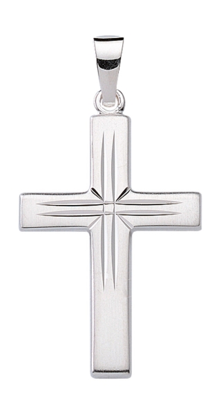 Anhänger Kreuz 17x25mm Silber 925