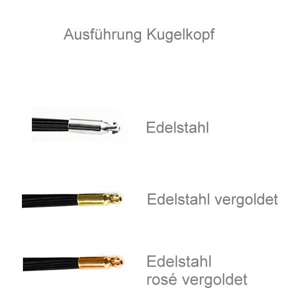 Edelstahl Collier farbig 12-50 reihig für Wechelschliesse