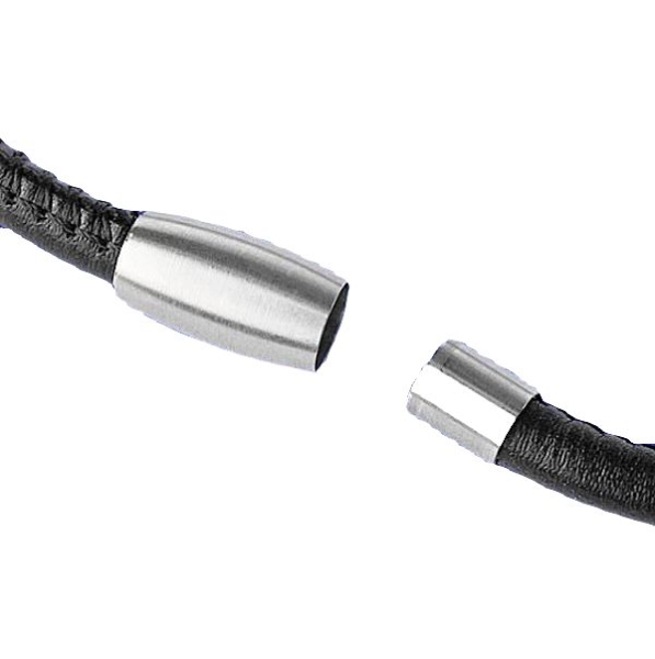 Armband Kalbsleder 5mm mit Edelstahl Magnetverschluss