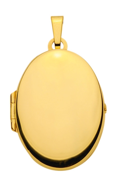 Medaillon oval 21x28mm 14Kt GOLD