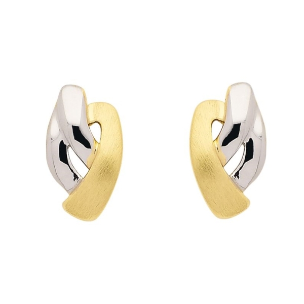 Ohrstecker bicolor 8Kt 333 GOLD