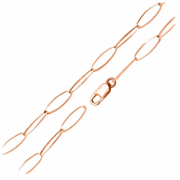 Armband Anker oval Silber 925, vergoldet, rosé vergoldet 17-19cm