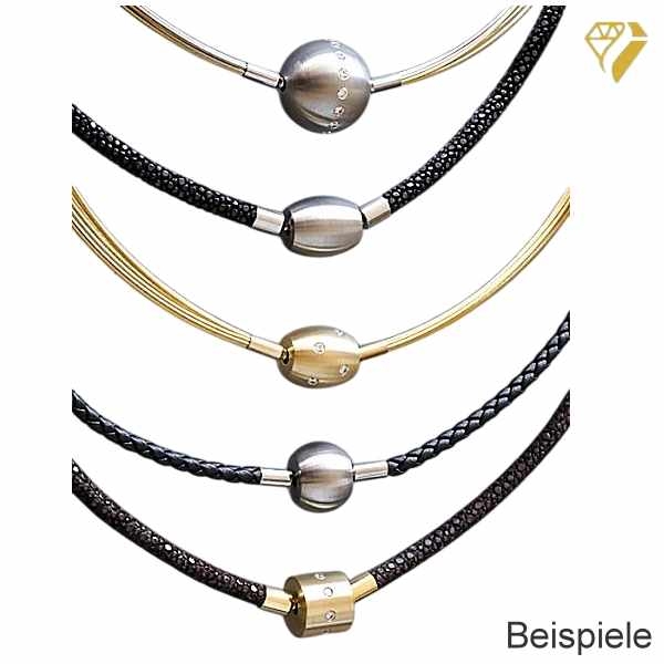 Wechselschliesse Edelstahl Bone