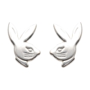 Ohrstecker Hasenkopf bunny Silber 925