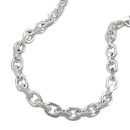 Kette Ankerkette 4x diamantiert 50cm 925 Silber