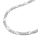 Kette 3mm Figarokette Silber 925 70cm