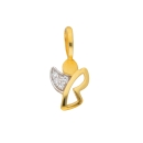 Anhänger Engelmotiv 14,9mm Zirkonia 8Kt 333 GOLD
