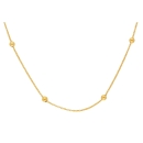 Collier Rundanker Kette mit Kugeln 2,5mm aus 333 Gold 42+3cm