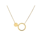 Collier Rundanker Kette mit runden Zwischenteilen aus 333 Gold 42+3cm