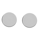 Ohrstecker runde Platte gravierbar 6mm 925 Silber