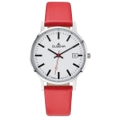 DUGENA Damenuhr rot Moma 4461207 Quarz