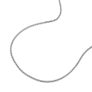 Kette Collier 0,7mm dünne Ankerkette 14Kt 585 WEISSGOLD 42cm