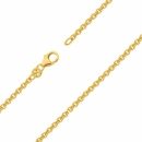 Collier Kette Anker rund 1,9mm 14Kt 585 GOLD 40cm