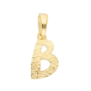 Anhänger Buchstabe Gold B