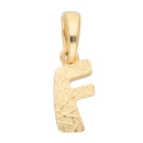Anhänger Buchstabe Gold F