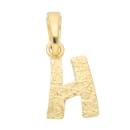 Anhänger Buchstabe Gold H