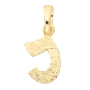 Anhänger Buchstabe Gold J