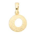 Anhänger Buchstabe Gold O
