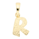 Anhänger Buchstabe Gold R