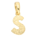 Anhänger Buchstabe Gold S