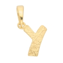 Anhänger Buchstabe Gold Y