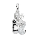 Anhänger 18x20mm Sternzeichen Wassermann 925 Silber Zirkonia