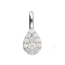 Anhänger Tropfen 5x12mm Zirkonias 925 Silber