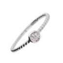 Ring Besatzmaß 4,8mm mit Diamant 0,06ct 585 WEISSGOLD