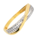 Damenring mit Zirkonia 333 GOLD