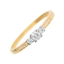 Ring 3,4mm Besatzmaß mit Diamanten 0,19ct 585 GOLD