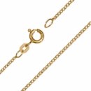 Collier Kette Anker rund 1,6mm Silber vergoldet 40cm