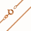 Collier Kette Anker rund 1,9mm Silber rosévergoldet 45cm