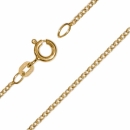 Collier Kette Anker rund 1,9mm Silber vergoldet 50cm