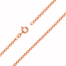 Collier Kette Anker rund 2,3mm Silber rosé vergoldet 70cm