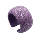 Armspange Rochenleder LAVENDEL 40mm