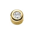 Anhänger 4,9mm rund mit Diamant 0,10ct 14Kt 585 GOLD
