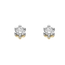 Ohrstecker 2,9mm mit Diamant 0,10ct 14Kt 585 GOLD