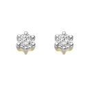 Ohrstecker 3,6mm mit Diamant 0,20ct 14Kt 585 GOLD