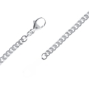 Collier Kette Panzer 4mm Silber 925 50cm