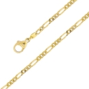 Collier Kette Figaro 2,7mm 8Kt 333 GOLD 50cm