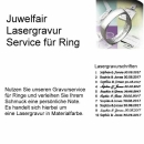 Lasergravur Service für Ringe