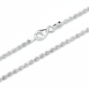 Kette Collier Kordel 1,45mm Silber 925 80cm