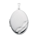 Anhänger Medaillon oval 21x28mm Silber 925