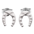 Ohrstecker Hufeisen Silber