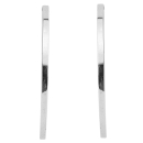 Creole kantig 42,6x2mm Klappscharnier Silber 925