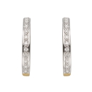Creolen 14,1mm Brillant 0,07ct 14 Kt 585 GOLD