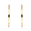 Creole Klappscharnier eckig Ø26,5mm 14Kt 585 GOLD
