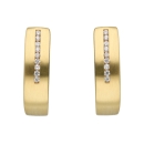 Creole Klappscharnier Zirkonia Ø16,4mm 8Kt 333 GOLD