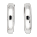 Creole 18,8x5,8mm Klappscharnier glänzend Silber 925